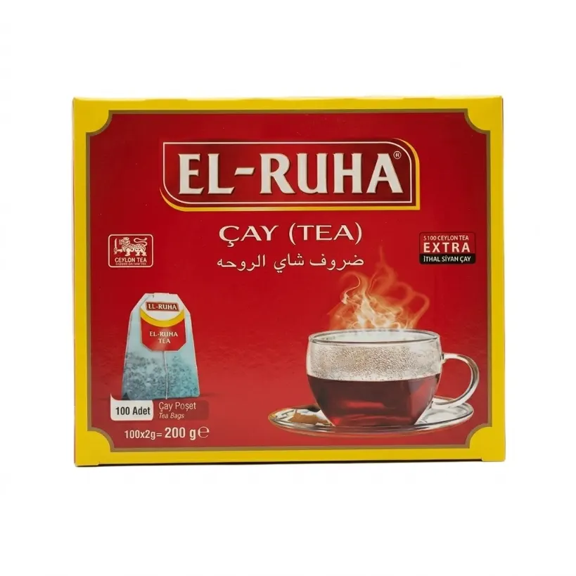El Ruha Siyah Çay 100 Poşet