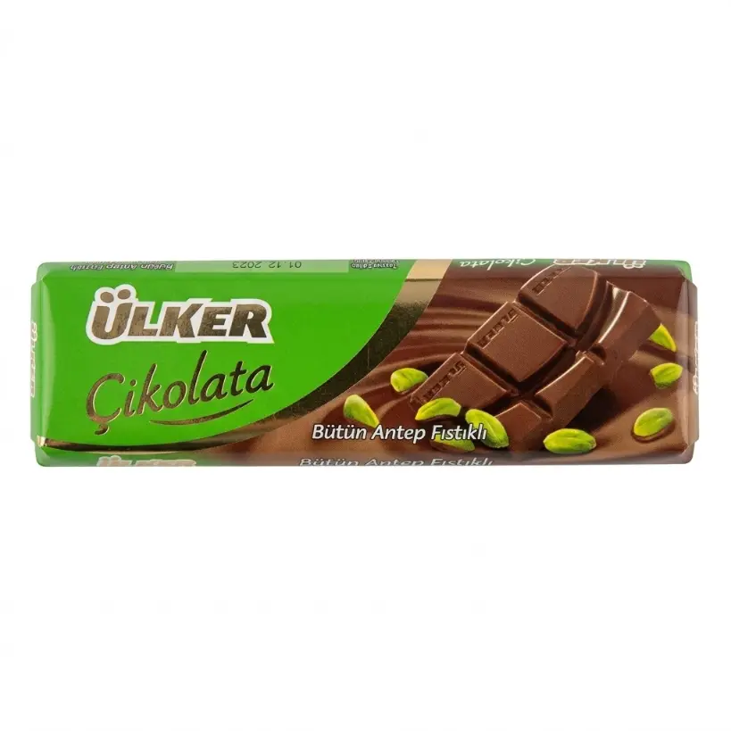Ülker Fıstıklı Sütlü Çikolata