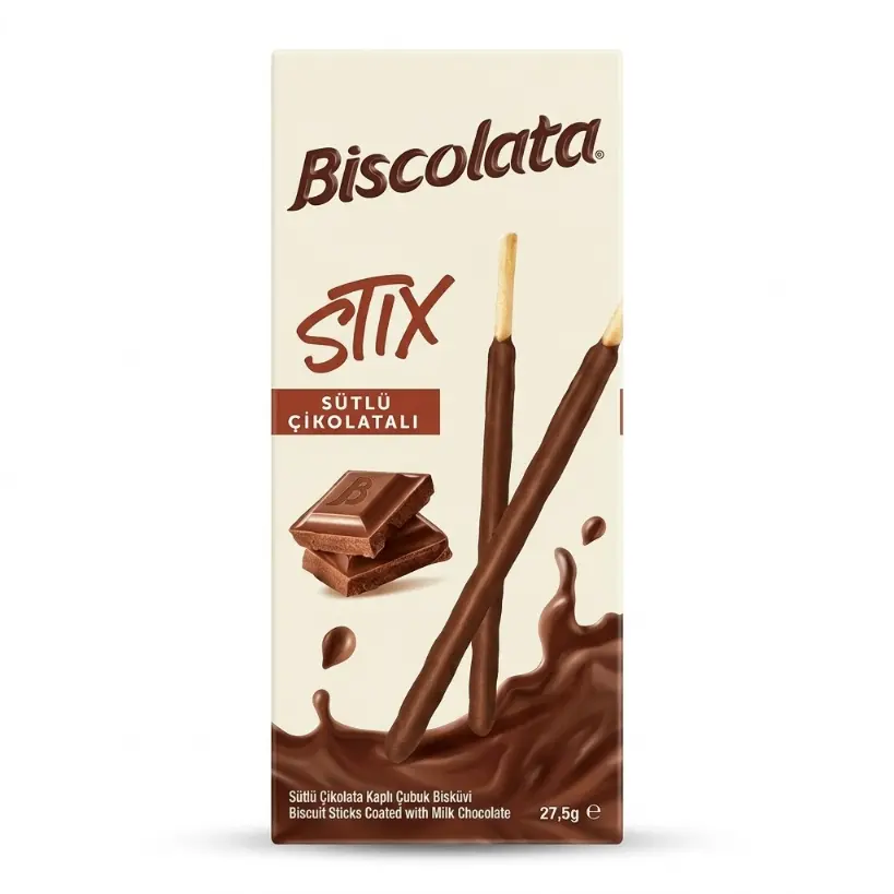 Biscolata Stix Sütlü Çikolatalı
