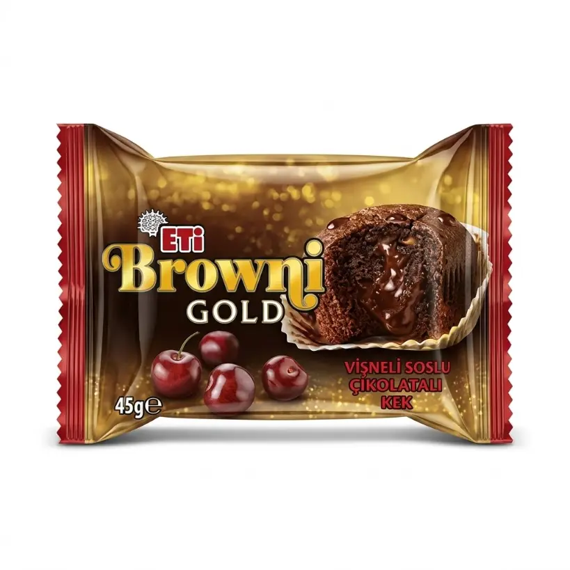Eti Browni Gold Vişneli Çikolatalı Kek