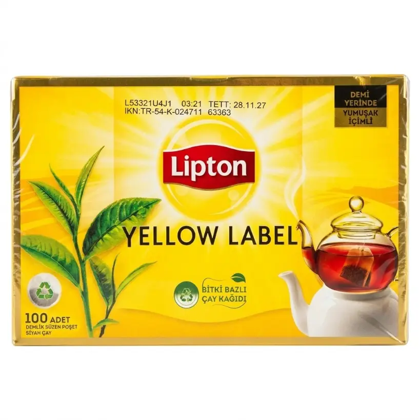 Lipton Demlik Poşet Çay 100'Li