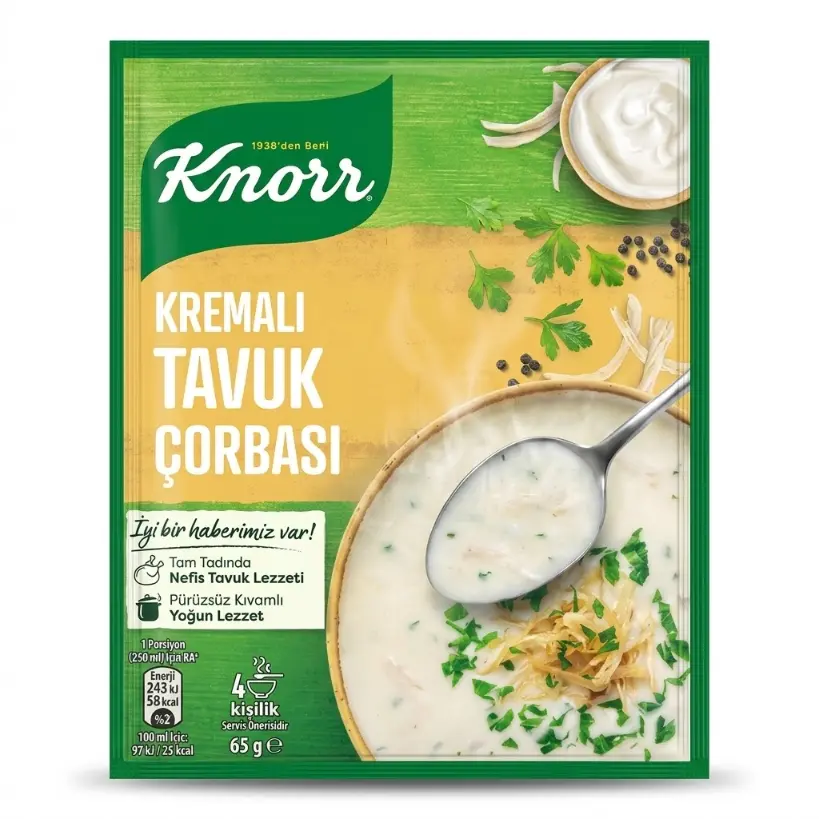 Knorr Kremalı Tavuk Çorbası