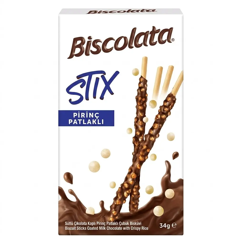 Biscolata Stix Pirinç Patlaklı