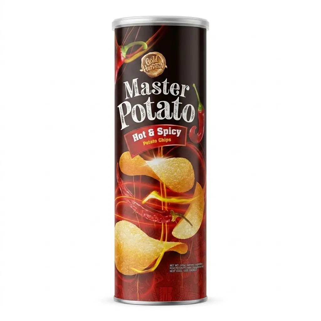 Master Potato Acı Baharatlı Cipsi