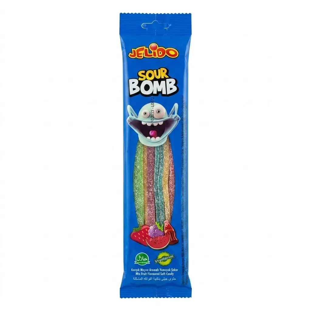 Jelido Sour Bomb Karışık Meyve