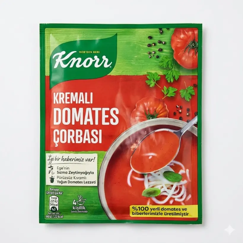 Knorr Kremalı Domates Çorbası