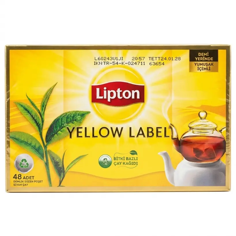 Lipton Demlik Poşet Çay 48'Li