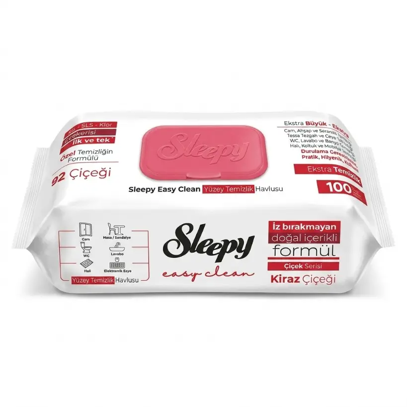 Sleepy Kiraz Çiçeği Temizlik Havlusu