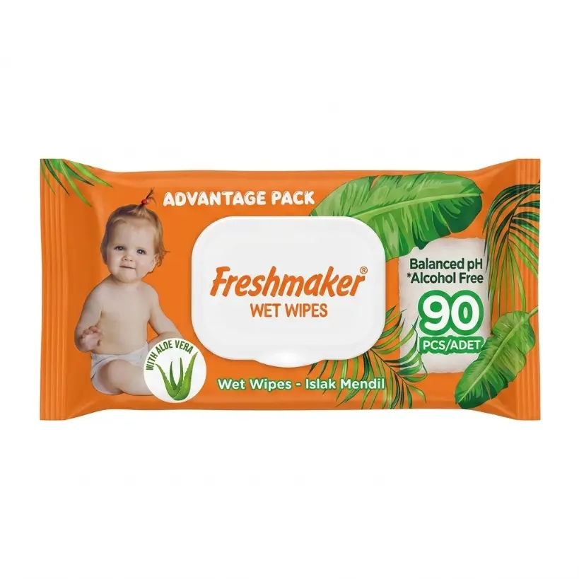 Freshmaker Kapaklı Bebek Islak Mendili