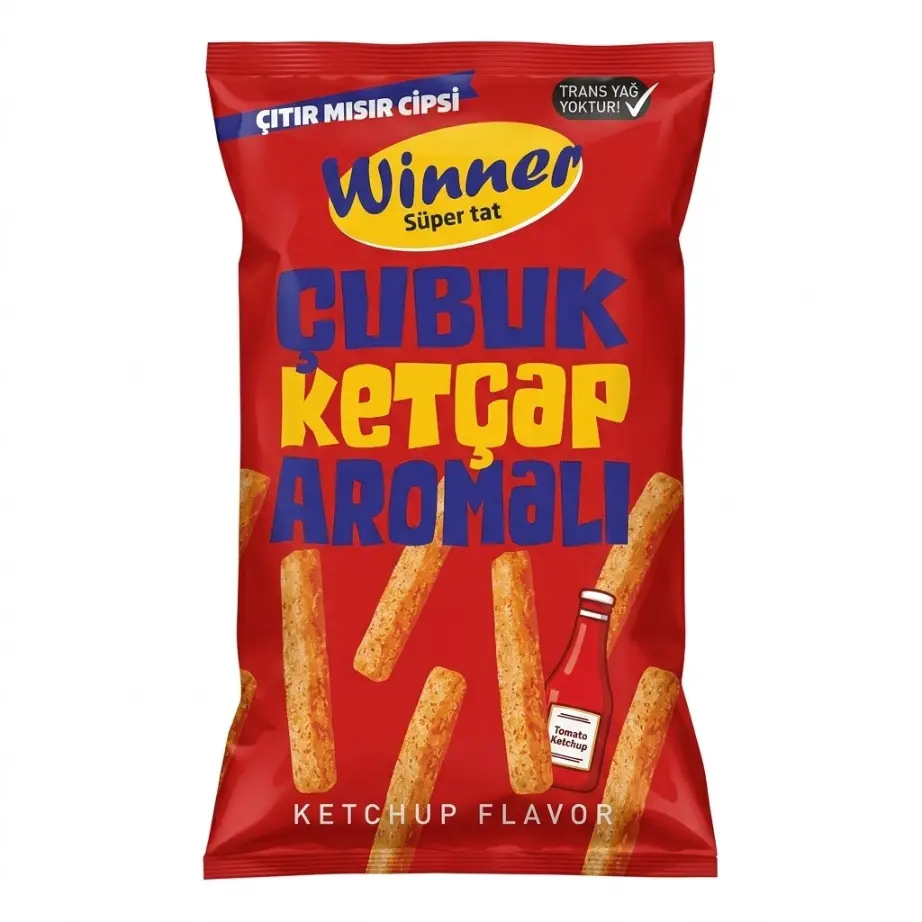 Winner Ketçaplı Çubuk Cips XXL
