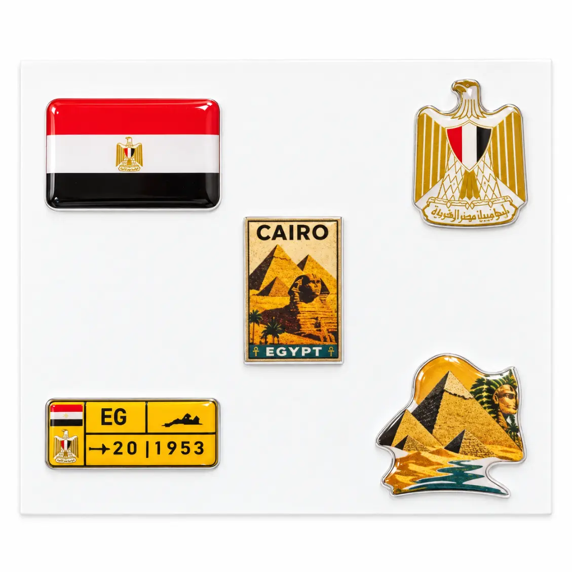 Mısır Temalı Sticker – 5'li