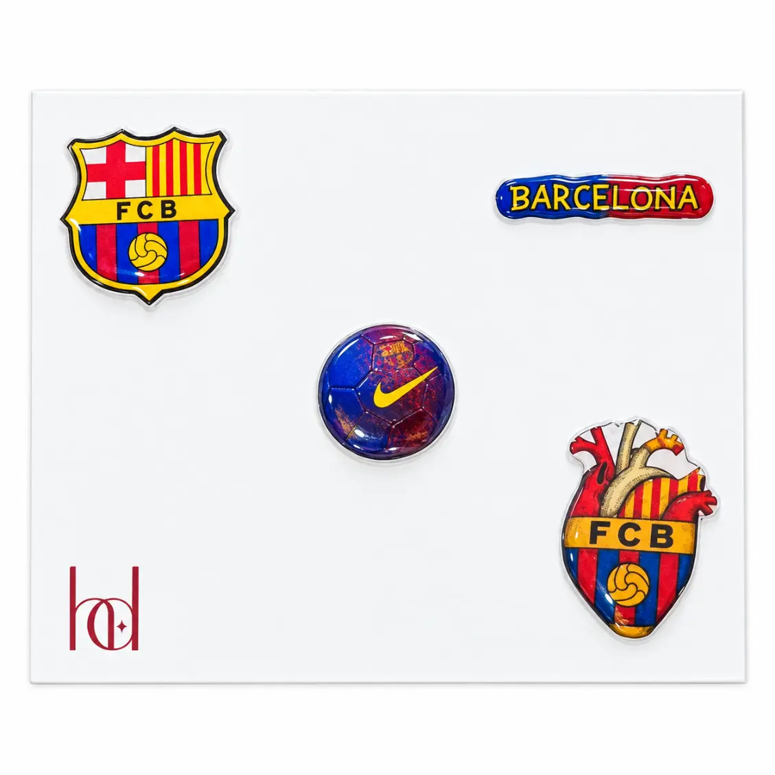Barcelona Sticker – 4'lü